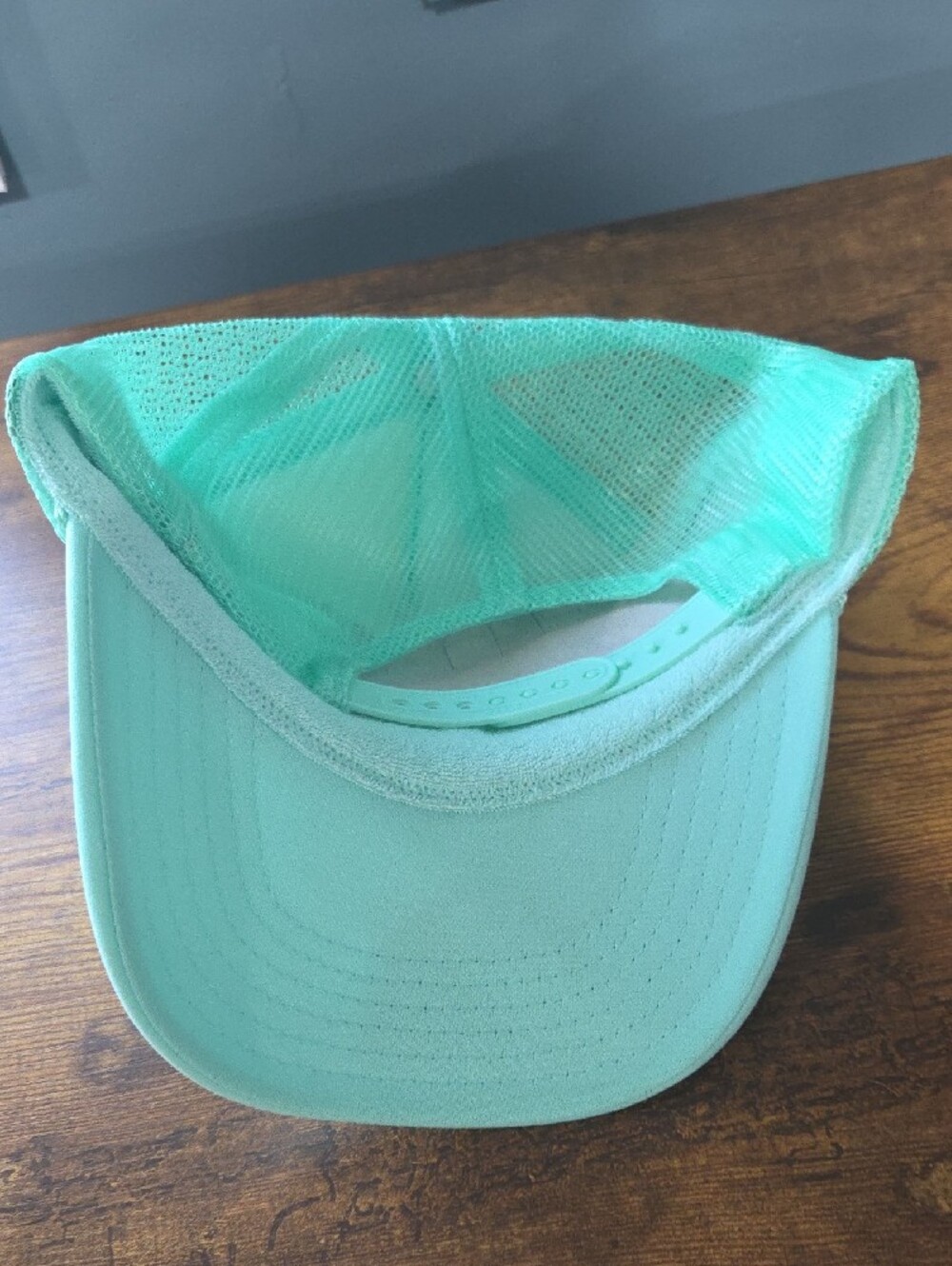 OTTO Mint and Pink 'Lucky' Duck Trucker Hat - Picture 2 of 2